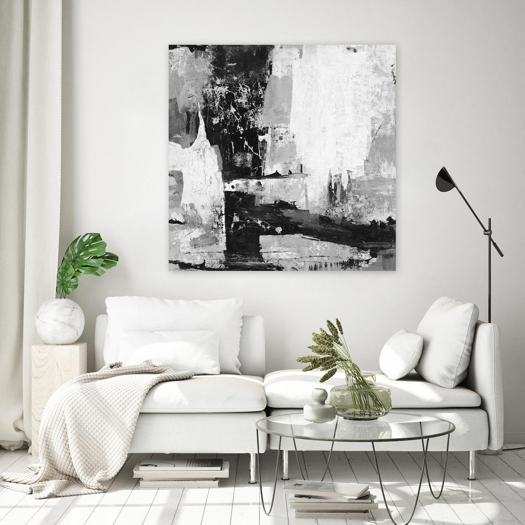 Keep Life Simple by Daleno Art on GIANT ART - white abstract