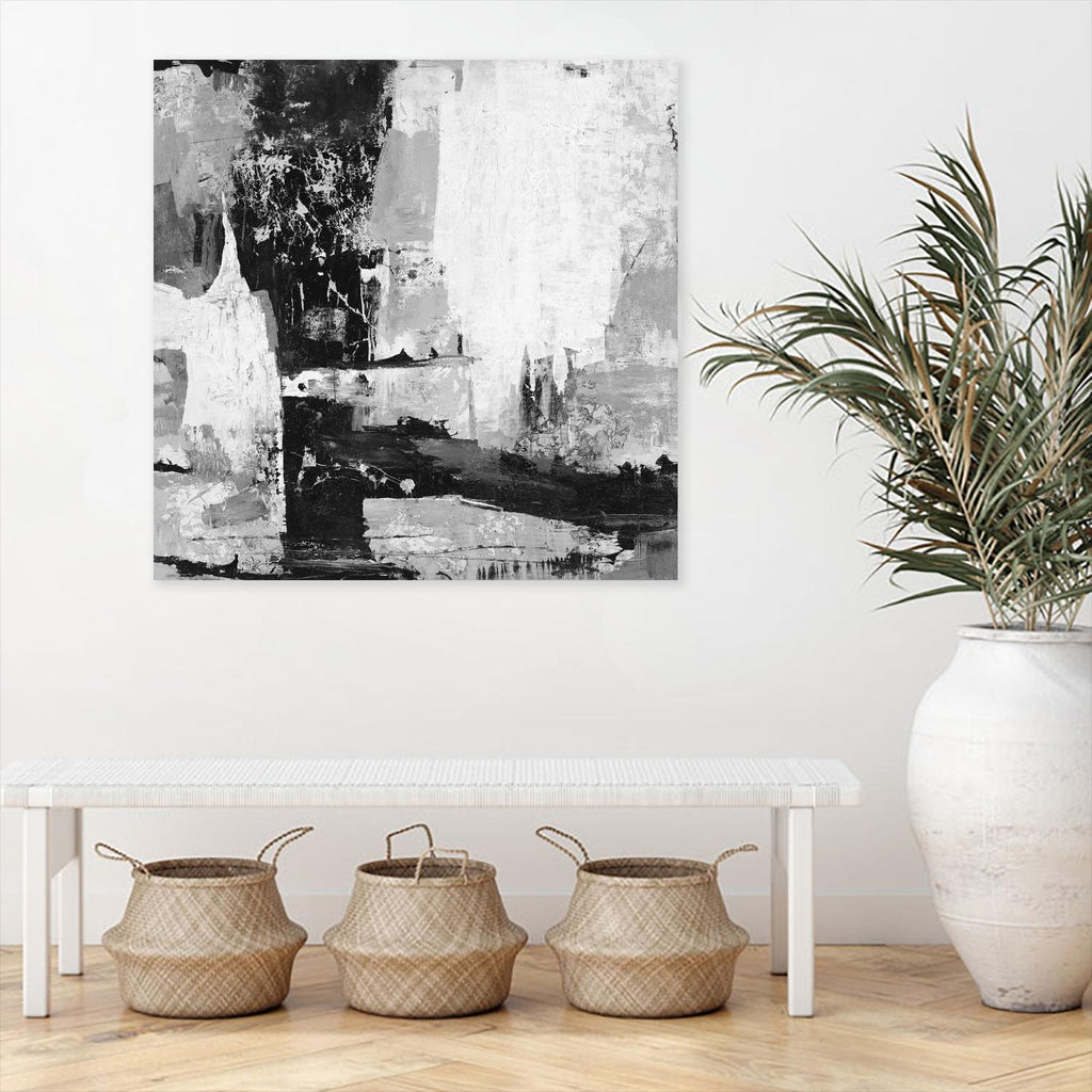 Keep Life Simple by Daleno Art on GIANT ART - white abstract
