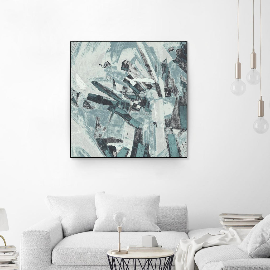 Sword Fight II by Daleno Art on GIANT ART - blue  abstract abstrait 