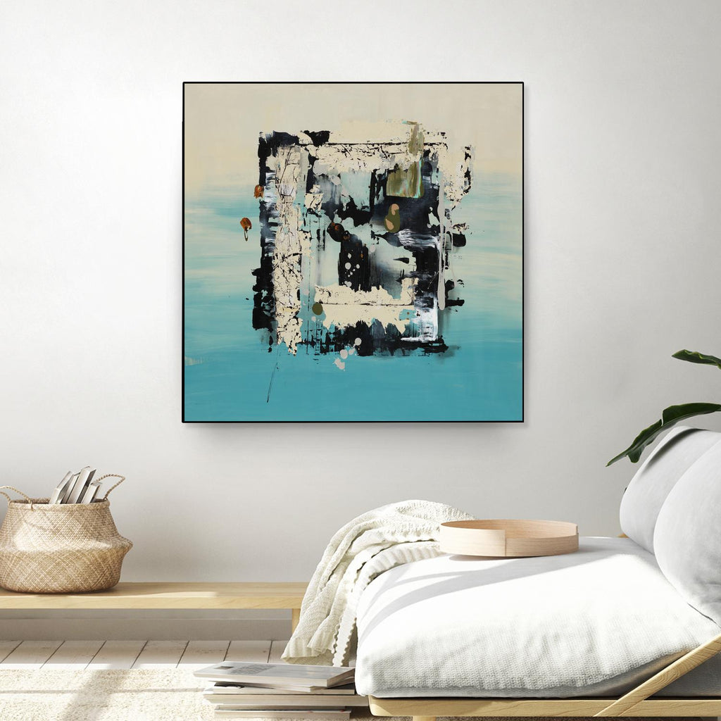 Get On The Floor by Daleno Art on GIANT ART - green abstract khaki