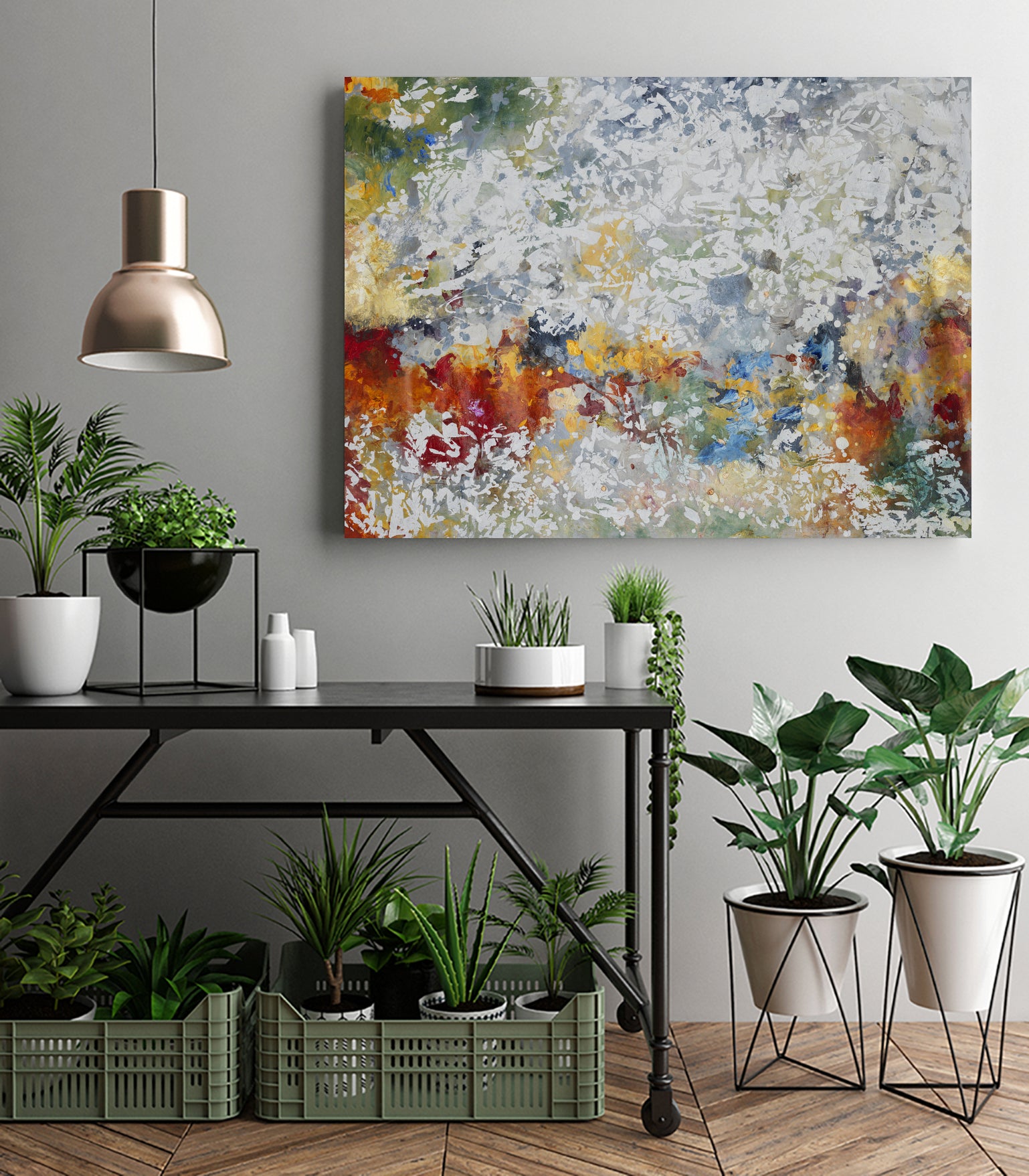 Cayenne by Daleno Art on GIANT ART - red abstract