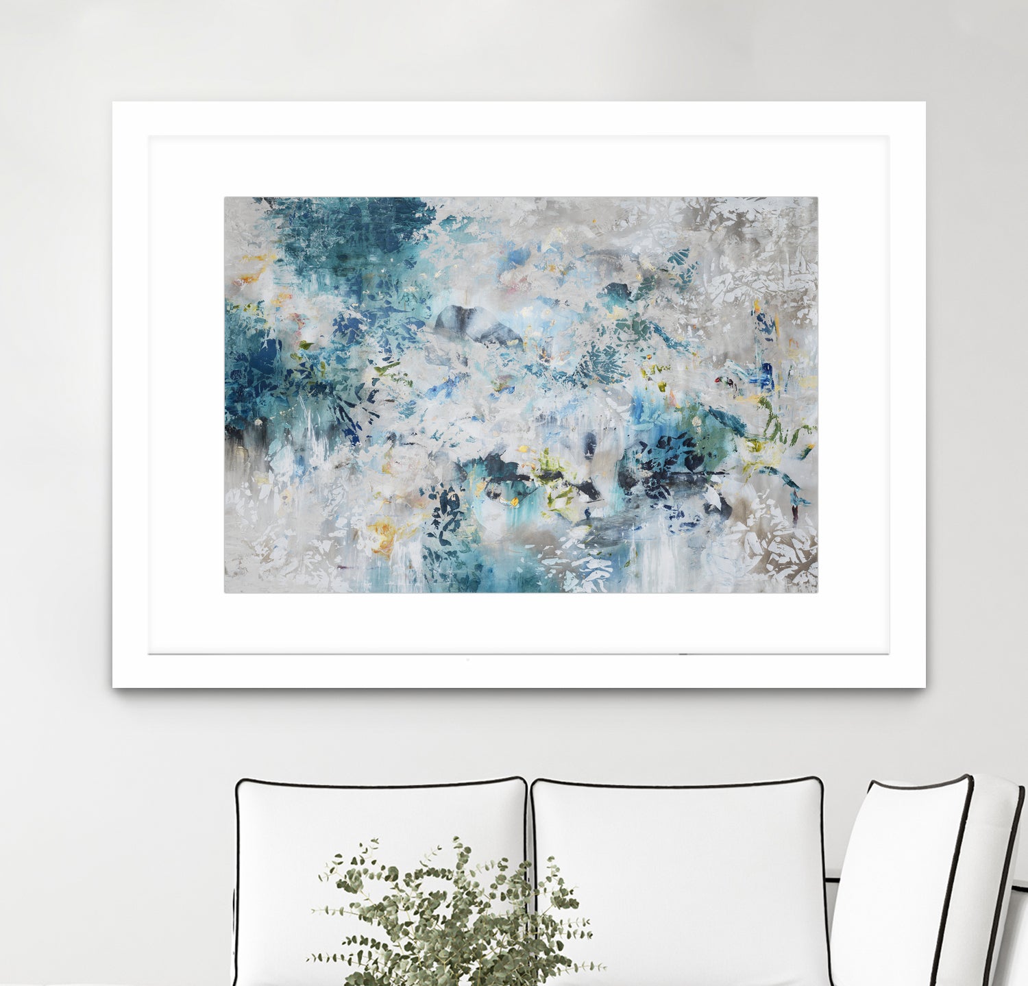 Extinguish by Daleno Art on GIANT ART - blue abstract