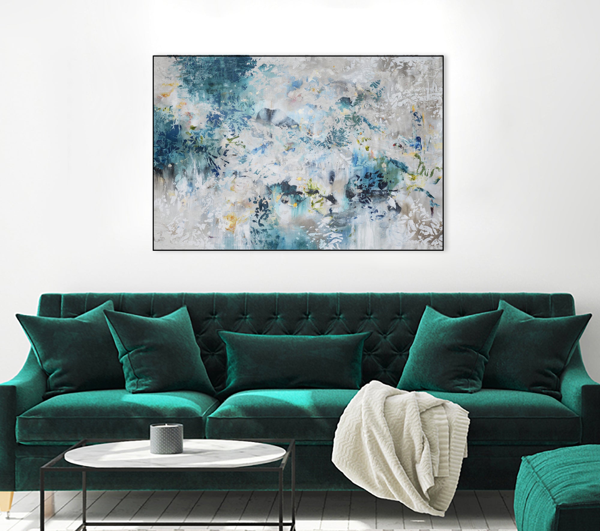 Extinguish by Daleno Art on GIANT ART - blue abstract