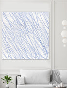 Hula II by Daleno Art on GIANT ART - blue abstract abstrait