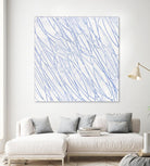 Hula II by Daleno Art on GIANT ART - blue abstract abstrait