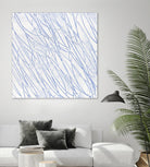 Hula II by Daleno Art on GIANT ART - blue abstract abstrait