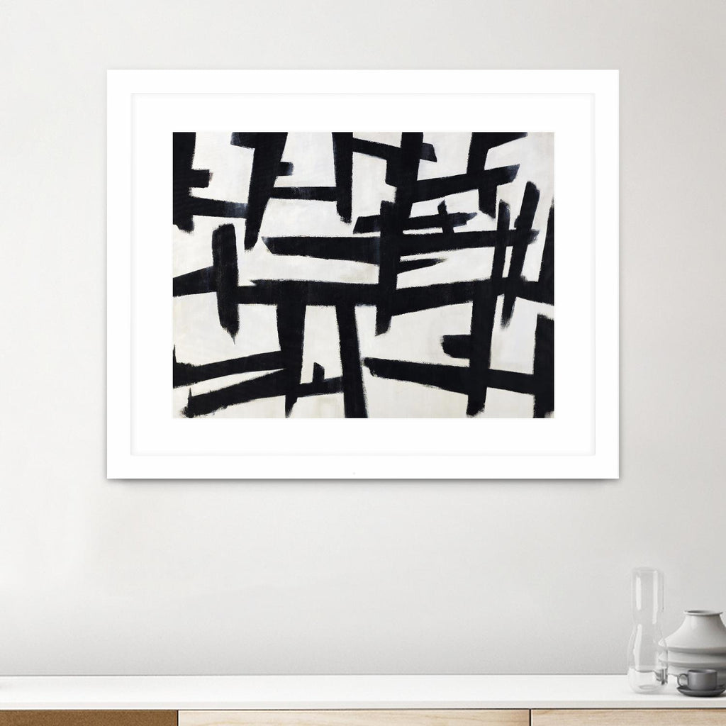 Native Maze by Daleno Art on GIANT ART - white abstract abstract