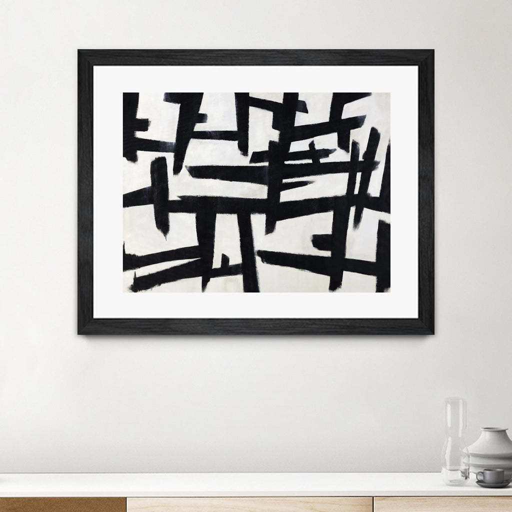 Native Maze by Daleno Art on GIANT ART - white abstract abstract
