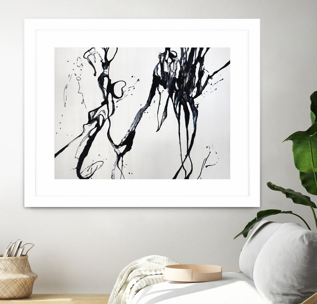 Staged Sophistication by Daleno Art on GIANT ART - white black&white abstrait 
