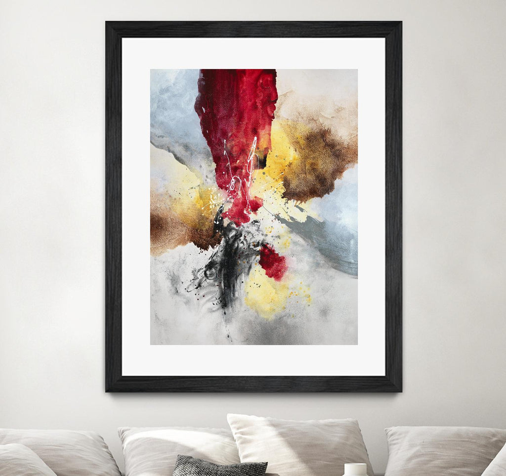 Subversion by Daleno Art on GIANT ART - red abstract abstrait 