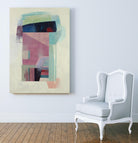 Specific Structures by Daleno Art on GIANT ART - pink abstract abstrait 