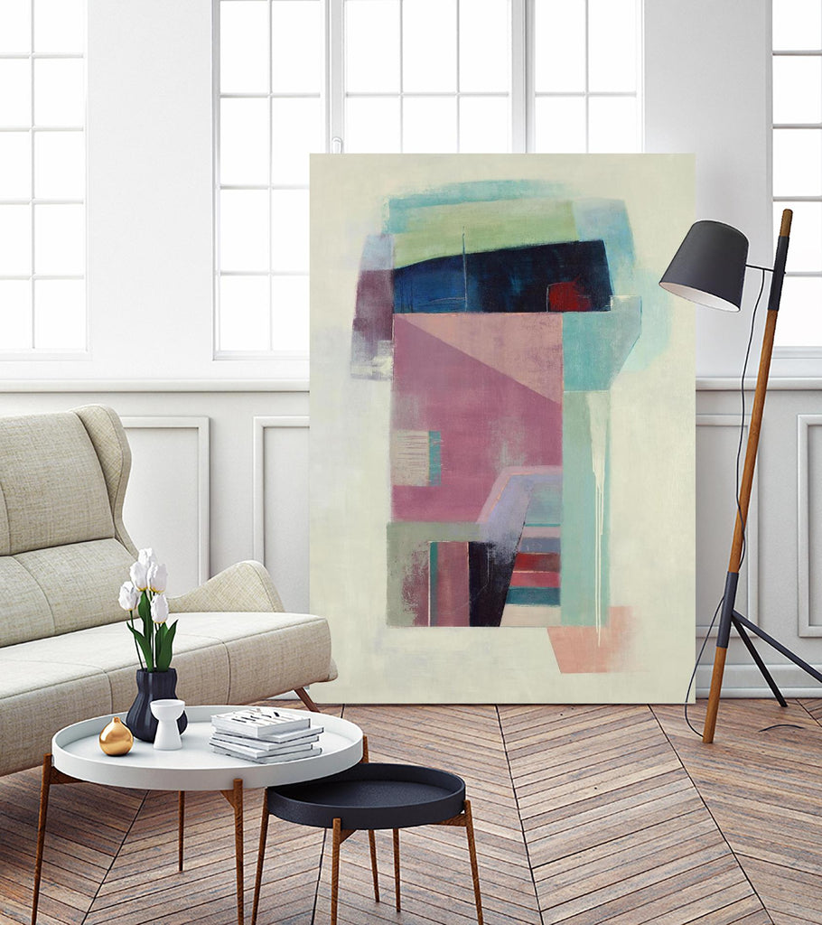 Specific Structures by Daleno Art on GIANT ART - pink abstract abstrait 
