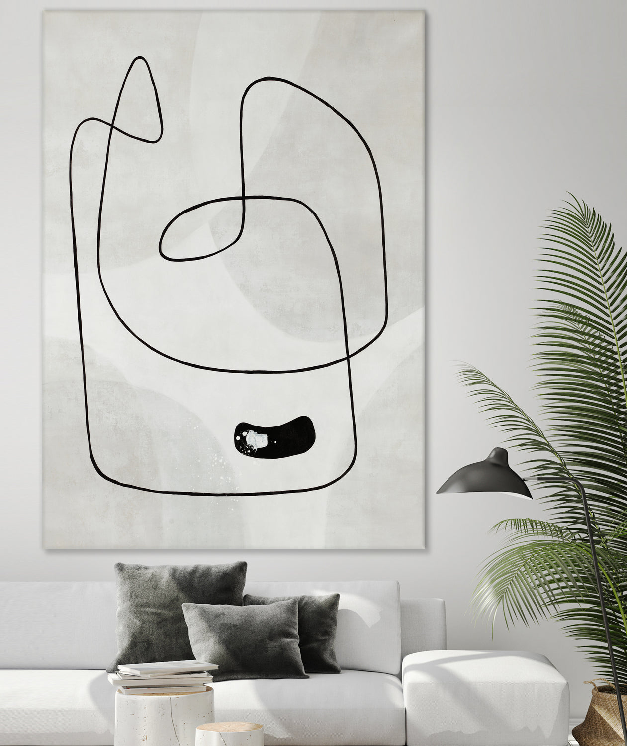 Take A Dip by Daleno Art on GIANT ART - black abstract