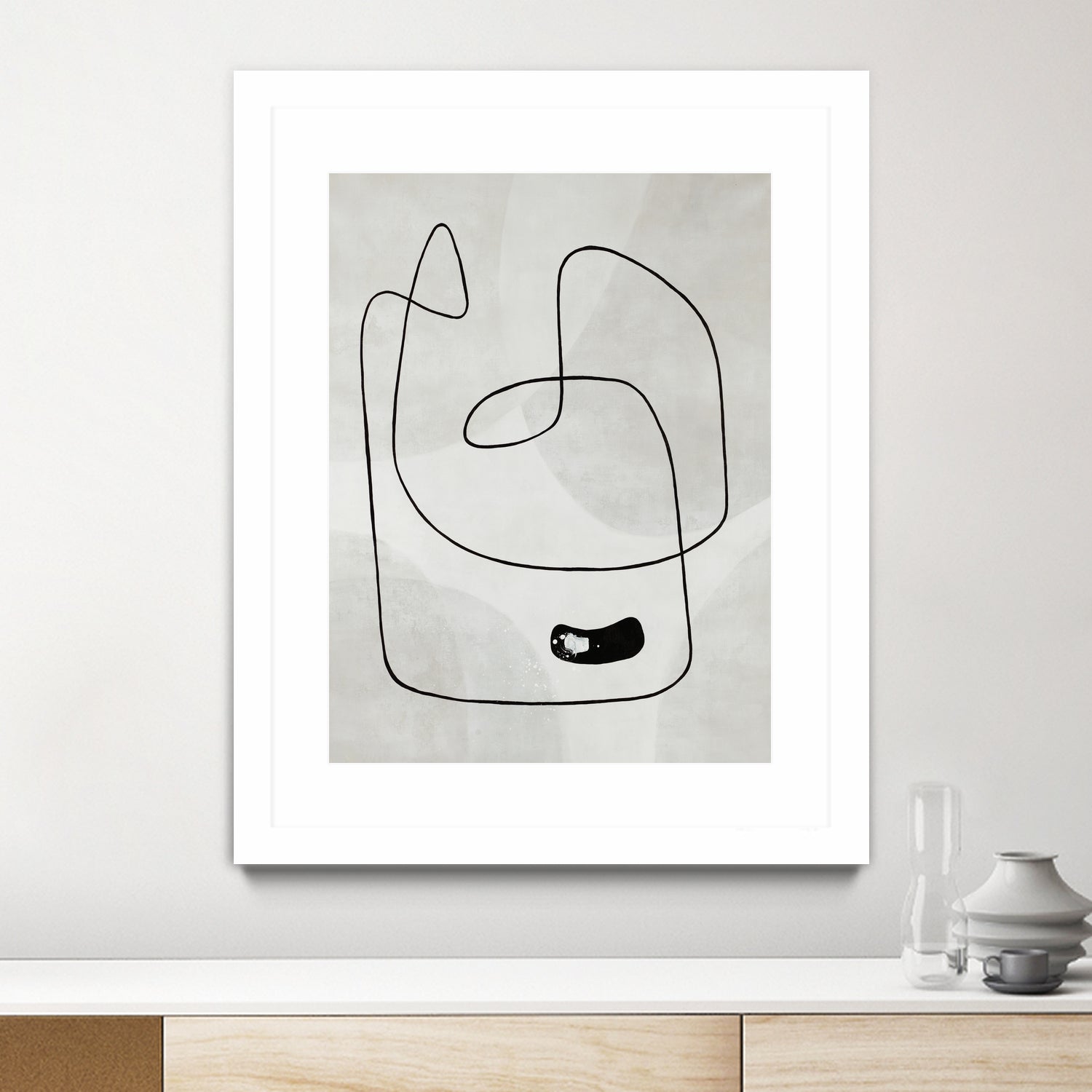 Take A Dip by Daleno Art on GIANT ART - black abstract