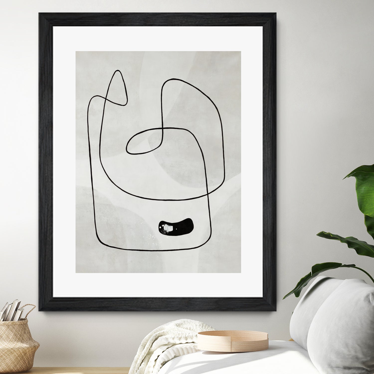 Take A Dip by Daleno Art on GIANT ART - black abstract