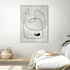 Take A Dip by Daleno Art on GIANT ART - black abstract