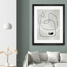 Take A Dip by Daleno Art on GIANT ART - black abstract