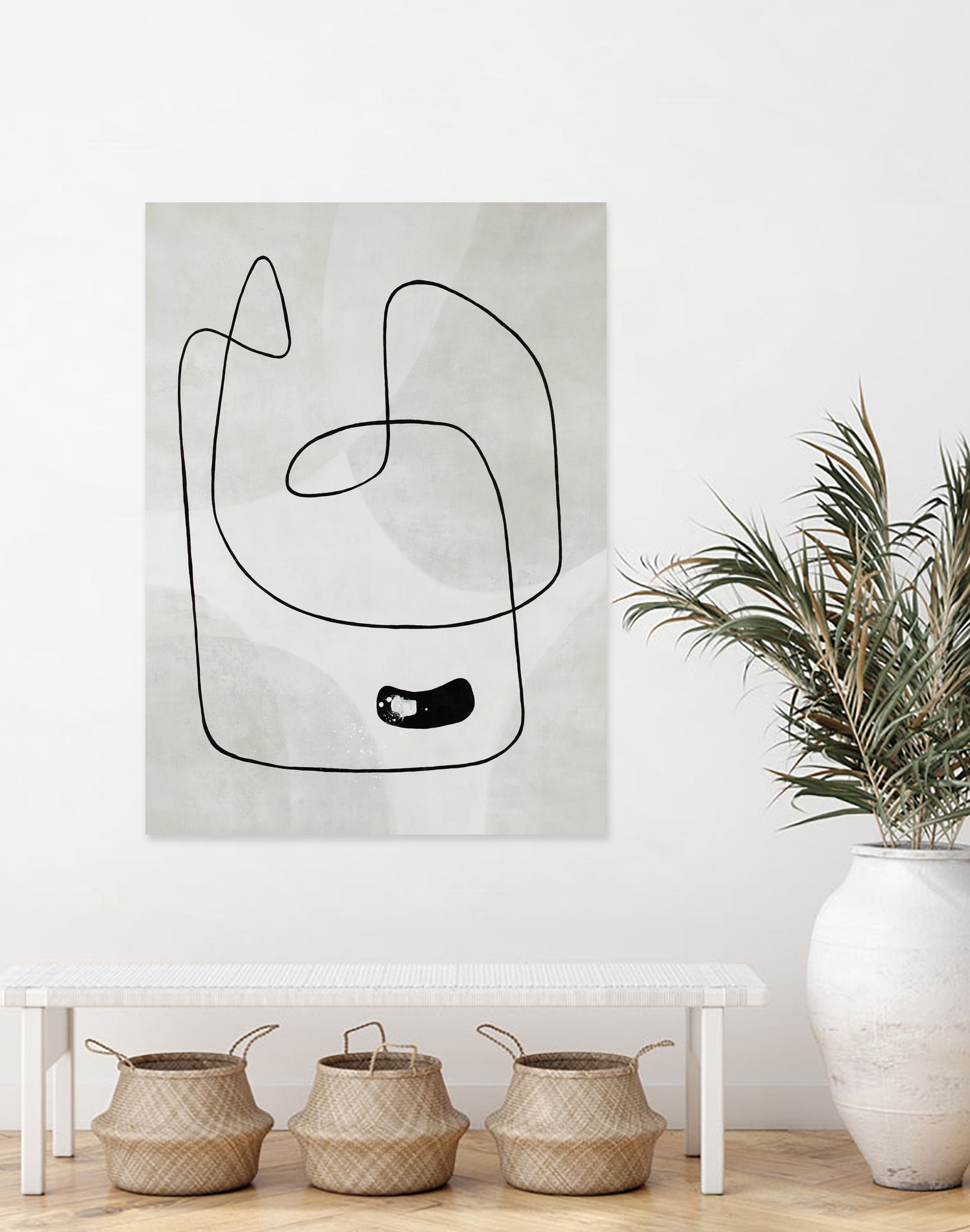 Take A Dip by Daleno Art on GIANT ART - black abstract