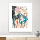 French Movement V by Daleno Art on GIANT ART - orange abstract