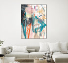 French Movement V by Daleno Art on GIANT ART - orange abstract