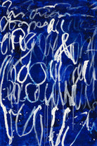 Prescription to Fame by Daleno Art on GIANT ART - blue abstract scribble