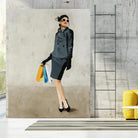 Cosmopolitan by Daleno Art on GIANT ART - blue abstract figure