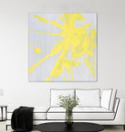 Holiday Festivities I by Daleno Art on GIANT ART - yellow abstract