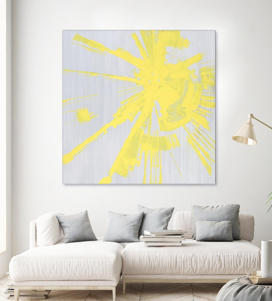 Holiday Festivities I by Daleno Art on GIANT ART - yellow abstract