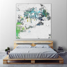 cool Kids I by Daleno Art on GIANT ART - green abstract abstrait