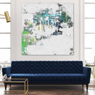 cool Kids I by Daleno Art on GIANT ART - green abstract abstrait