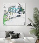 cool Kids I by Daleno Art on GIANT ART - green abstract abstrait
