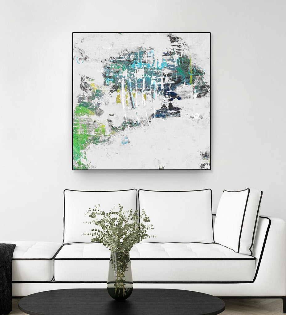 cool Kids I by Daleno Art on GIANT ART - green abstract abstrait