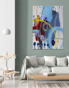 Live for the Applause I by Daleno Art on GIANT ART - red abstract