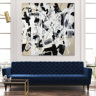 Talking out of Both Sides by Daleno Art on GIANT ART - beige abstract abstrait 