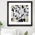 Talking out of Both Sides by Daleno Art on GIANT ART - beige abstract abstrait 