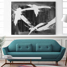 Stun Gun by Daleno Art on GIANT ART - grey  black & white abstract