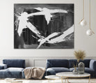 Stun Gun by Daleno Art on GIANT ART - grey  black & white abstract
