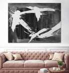 Stun Gun by Daleno Art on GIANT ART - grey  black & white abstract