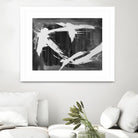 Stun Gun by Daleno Art on GIANT ART - grey  black & white abstract