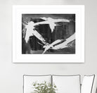 Stun Gun by Daleno Art on GIANT ART - grey  black & white abstract