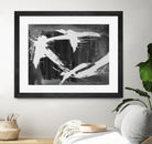 Stun Gun by Daleno Art on GIANT ART - grey  black & white abstract