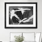 Stun Gun by Daleno Art on GIANT ART - grey  black & white abstract