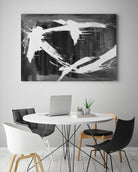 Stun Gun by Daleno Art on GIANT ART - grey  black & white abstract