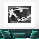 Stun Gun by Daleno Art on GIANT ART - grey  black & white abstract