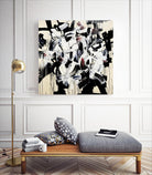 Racing Thoughts by Daleno Art on GIANT ART - beige abstract abstract