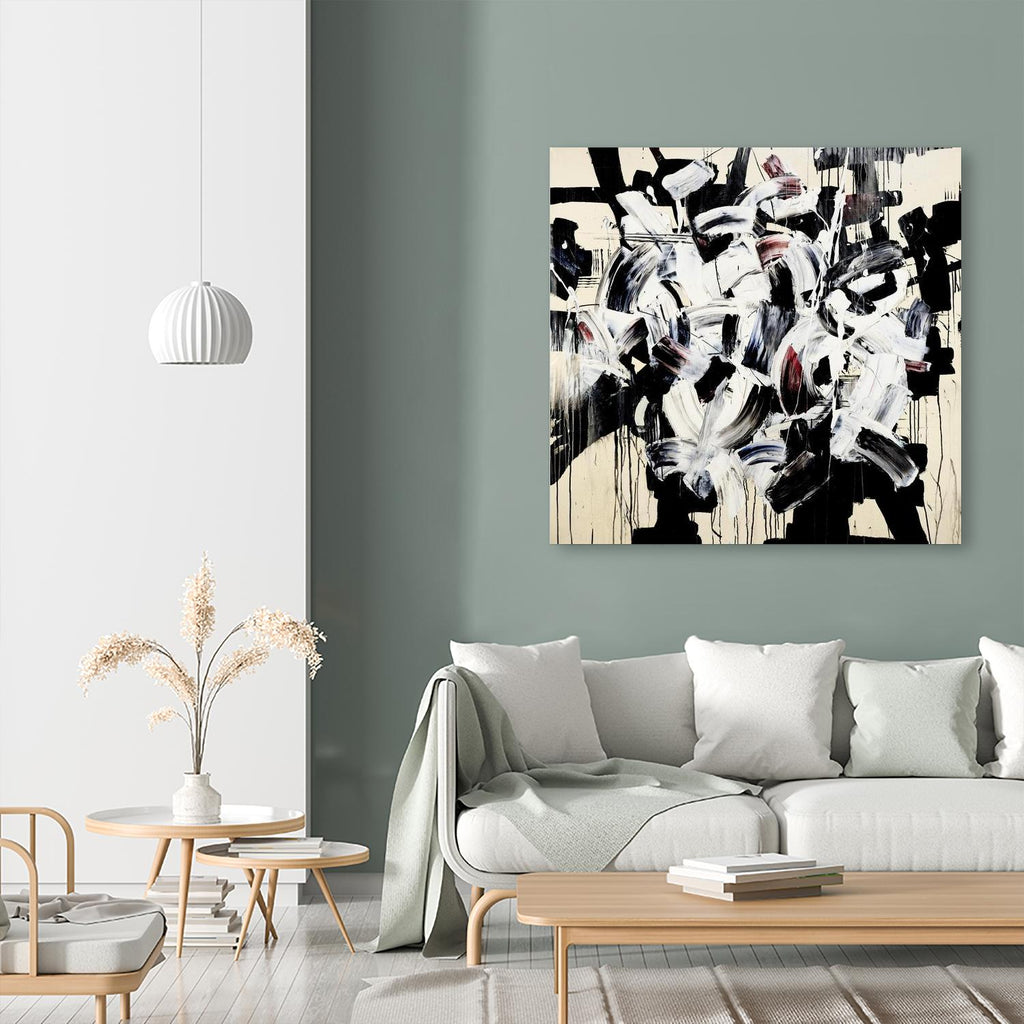 Racing Thoughts by Daleno Art on GIANT ART - beige abstract abstract