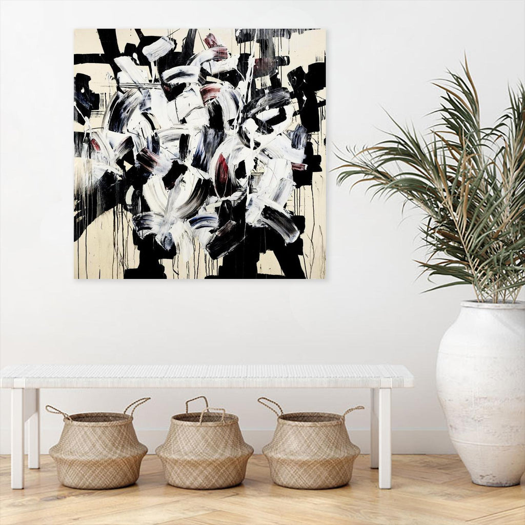 Racing Thoughts by Daleno Art on GIANT ART - beige abstract abstract