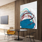 Thimble and Twine by Daleno Art on GIANT ART - red abstract abstrait 