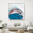 Thimble and Twine by Daleno Art on GIANT ART - red abstract abstrait 