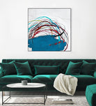 Thimble and Twine by Daleno Art on GIANT ART - red abstract abstrait 